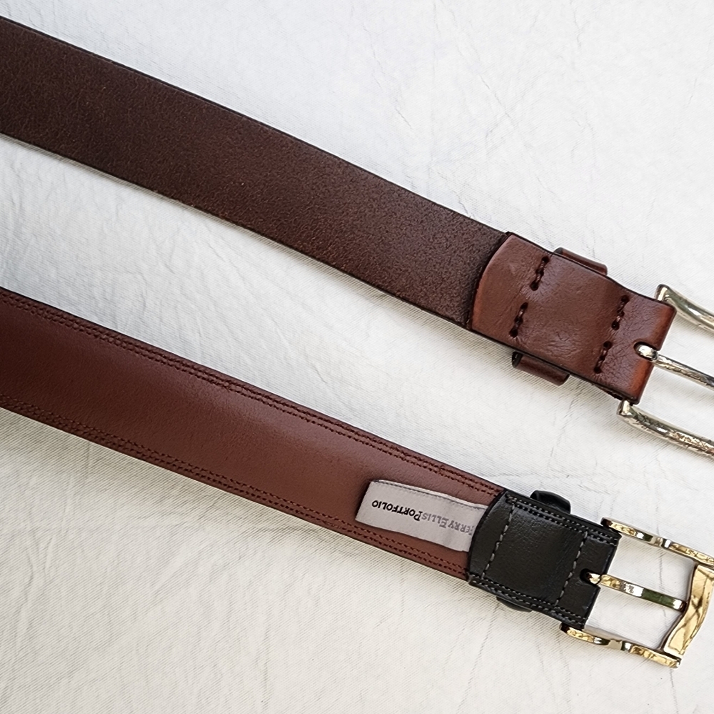 Men's belts, size 40, lot of 2 - Picture 2 of 12